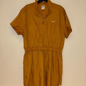 Nike Ochre Half-Zip Dress